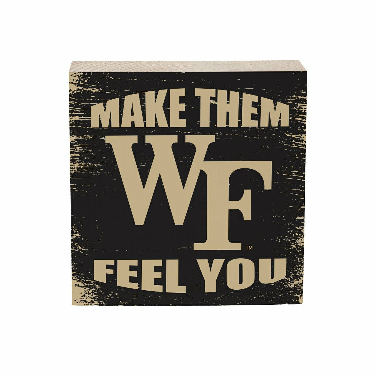 Wake Forest University Plock, Down Home Fans, 6x6 - Collegiate Home