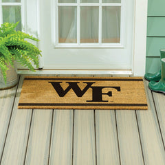 Wake Forest University Large One Color Coir Mat, 36"x24" - Collegiate