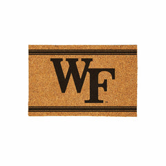 Wake Forest University Large One Color Coir Mat, 36"x24" - Collegiate