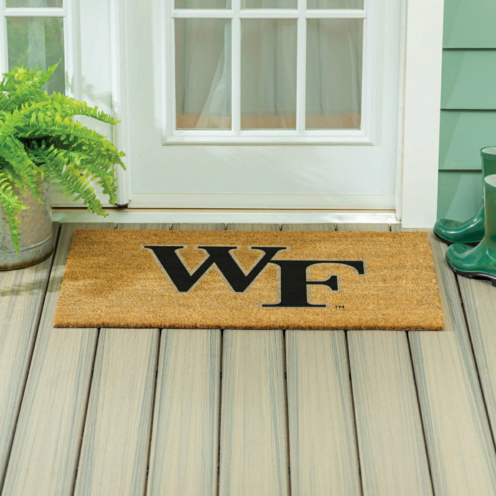 Wake Forest University Large Full Color Coir Mat, 36"x24" - Collegiate