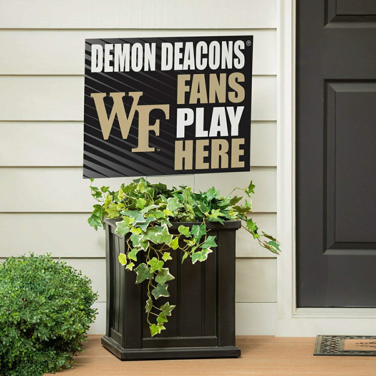 Wake Forest University Coroplast Yard Sign "Fans Play Here" - Collegiate Home