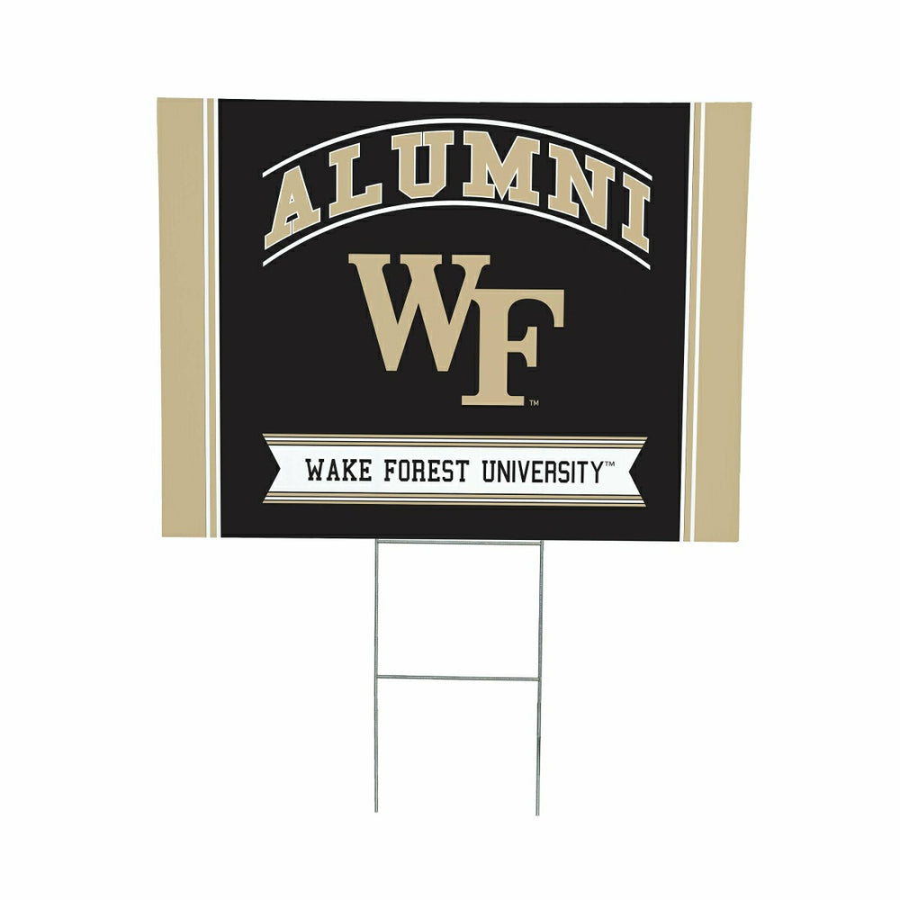 Wake Forest University Coroplast Yard Sign Alumni - Collegiate Home