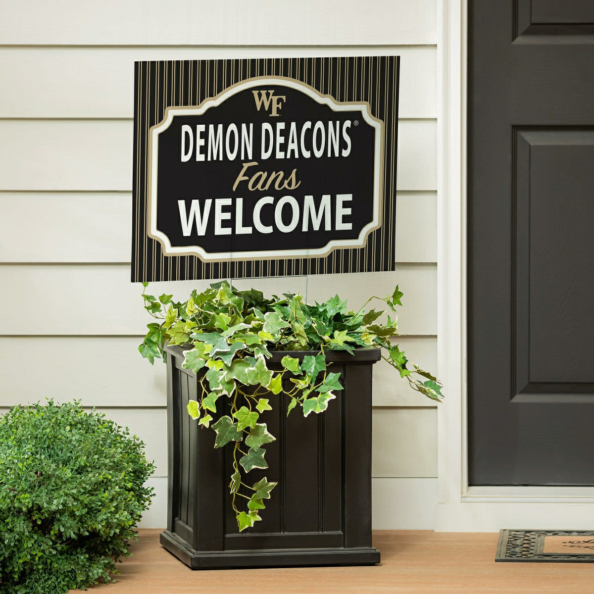 Wake Forest University Coroplast Yard Sign, "Fans Welcome" - Collegiate Home