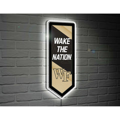 LED Wall Decor, College Football Pennant, Wake Forest University - Collegiate Home