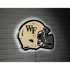 LED Wall Decor, College Football Helmet, Wake Forest University - Collegiate Home
