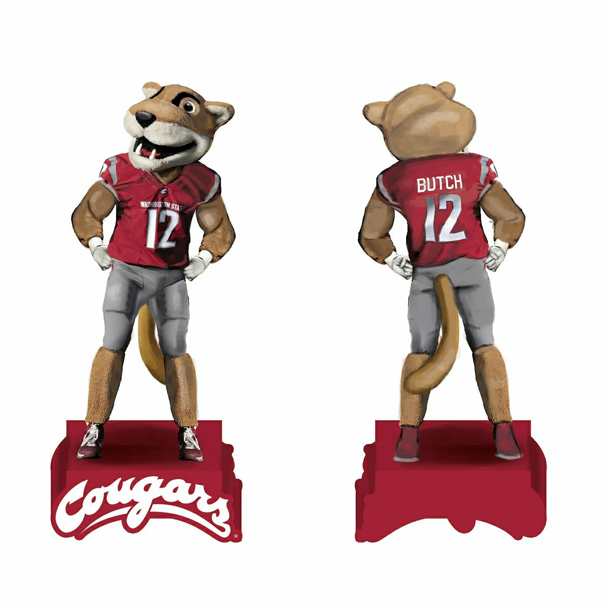 Washington State University, Mascot Statue, Cougars - Collegiate Home