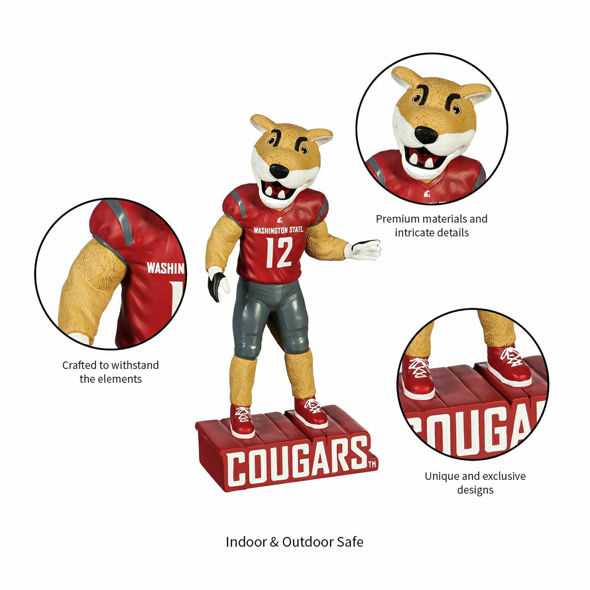 Washington State University, Mascot Statue, Cougars - Collegiate Home