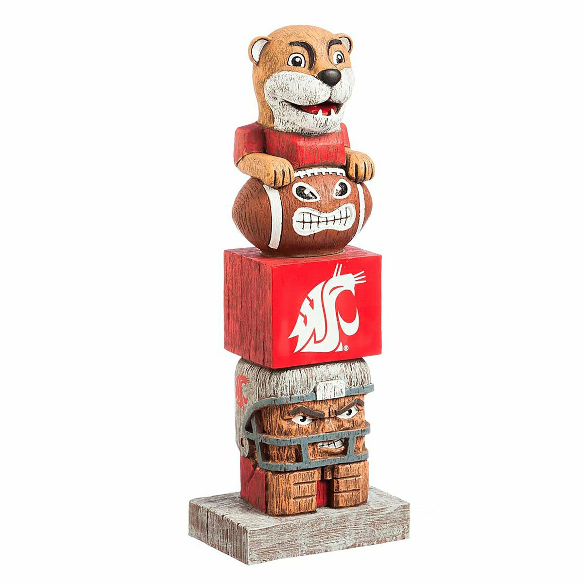 Washington State Tiki Team Totem Garden Statue - Collegiate Home