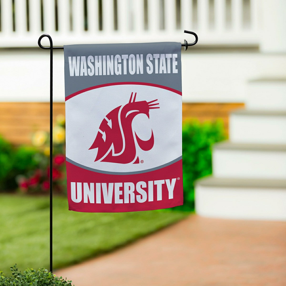 Washington State University Suede Flag, GDN - Collegiate Home