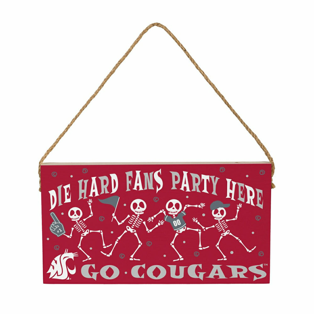 Washington State University Halloween Wood Wall Sign, 6x11 - Collegiate Home