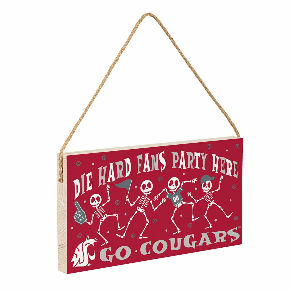 Washington State University Halloween Wood Wall Sign, 6x11 - Collegiate Home