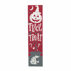 47" Double Sided Leaner, Washington State University, Halloween - Collegiate Home