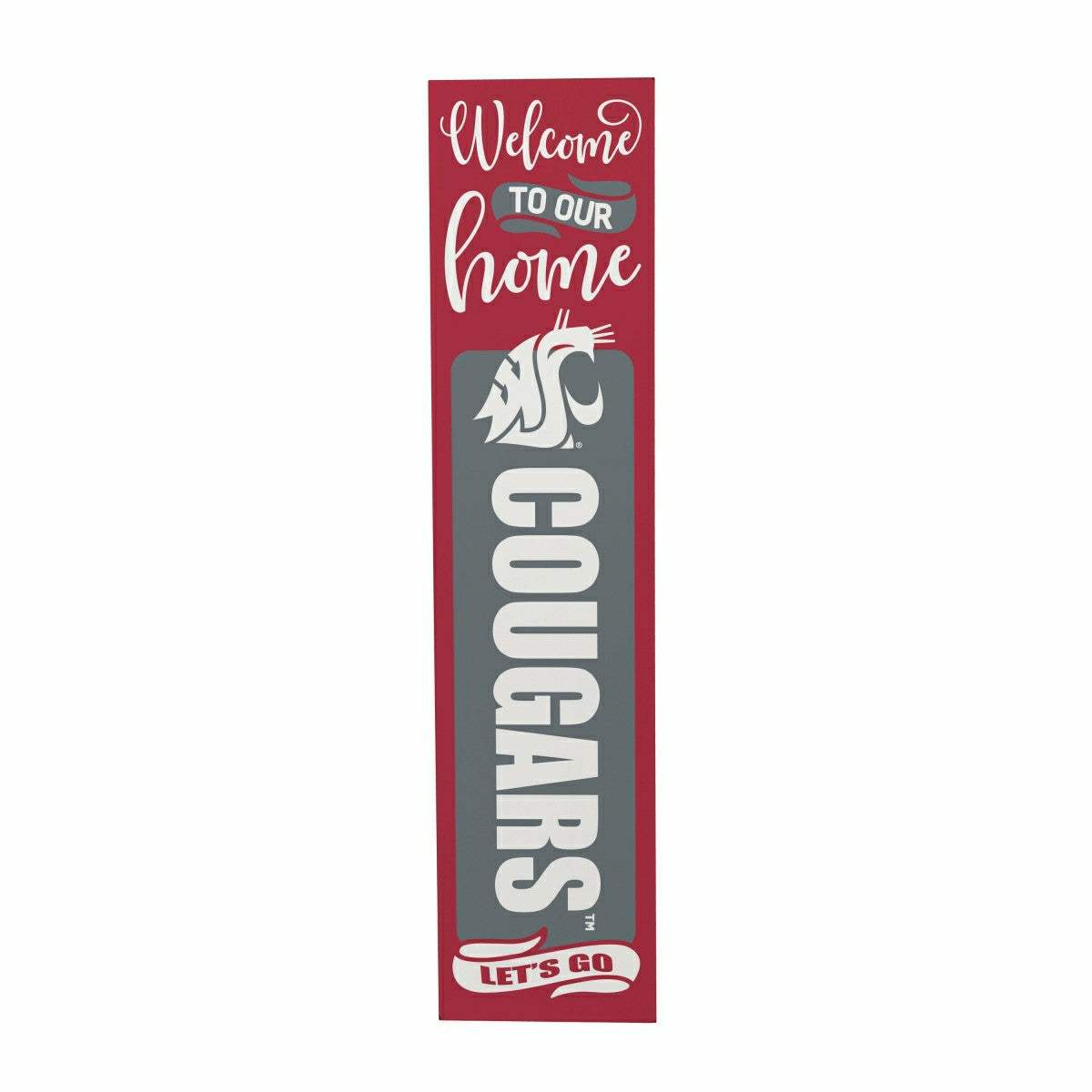 47" Double Sided Leaner, Washington State University, Halloween - Collegiate Home