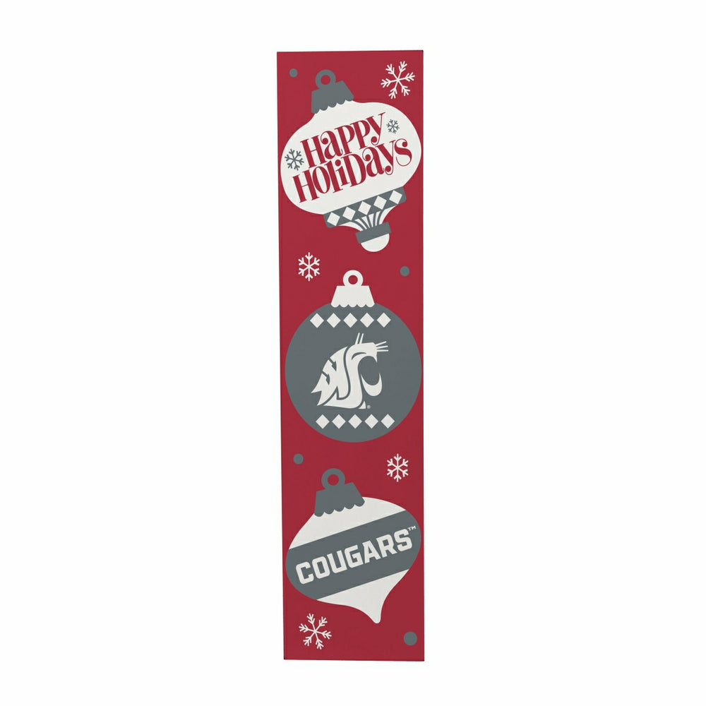 47" Double Sided Leaner, Washington State University, Christmas - Collegiate Home