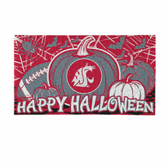Washington State University Halloween PVC Mat, 28"x16" - Collegiate