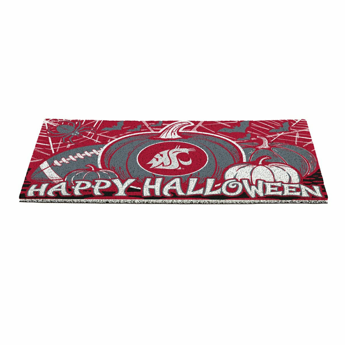 Washington State University Halloween PVC Mat, 28"x16" - Collegiate