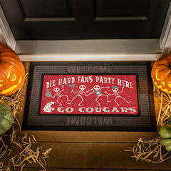 Washington State University Flocked Coir Halloween Sassafras Switch Ma - Collegiate