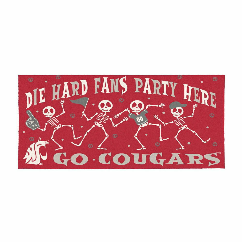 Washington State University Flocked Coir Halloween Sassafras Switch Ma - Collegiate