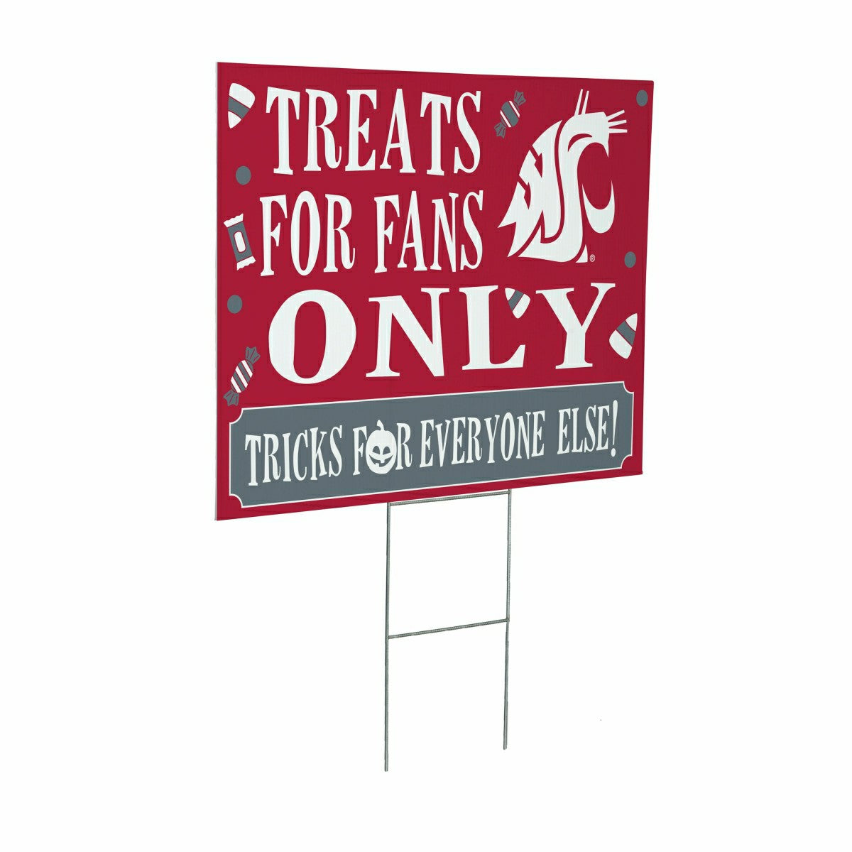 Washington State University Yard Sign, Halloween Treats for Fans - Collegiate Home