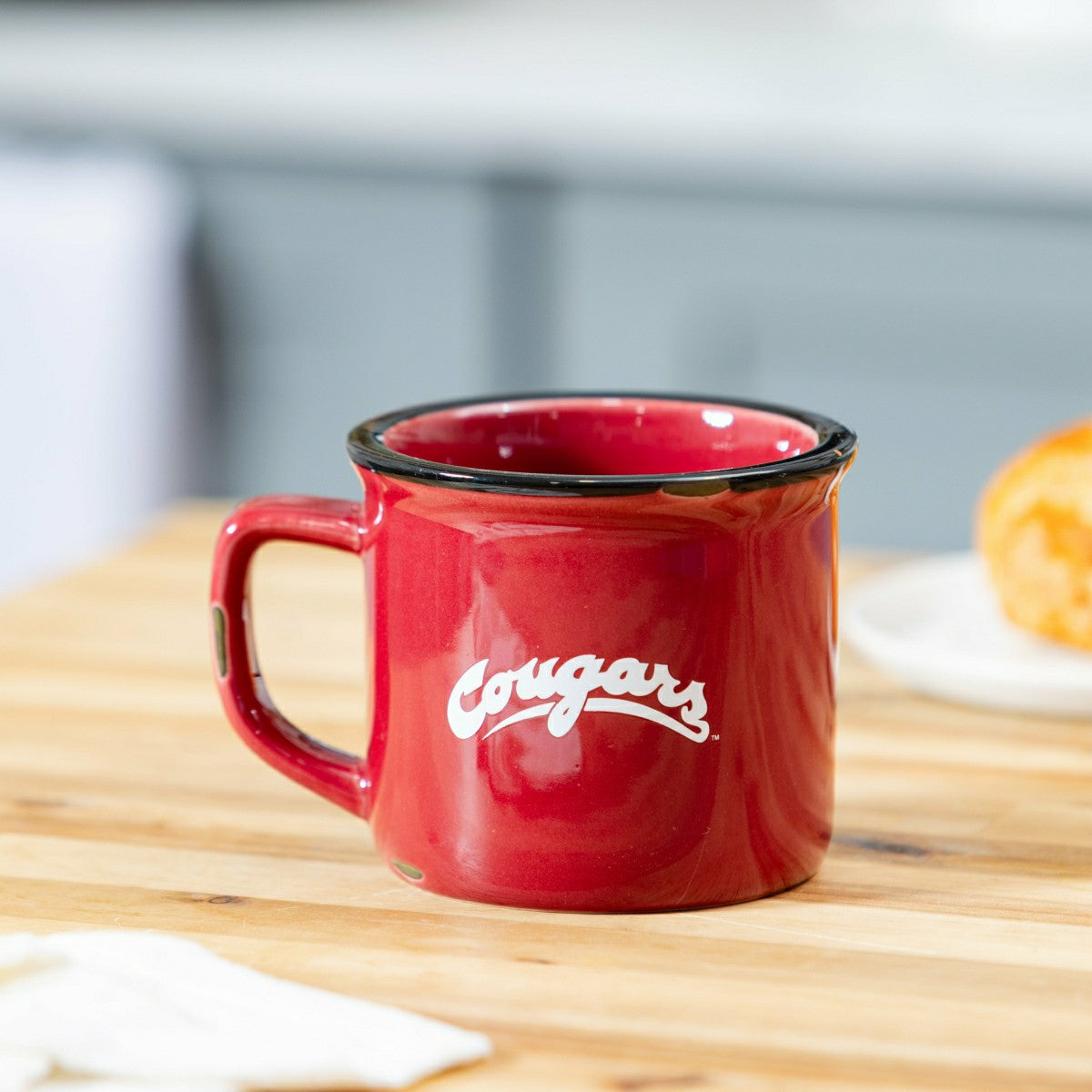 Washington State University Ceramic Camp Cup with Enamel Finish, 14oz - Collegiate Home