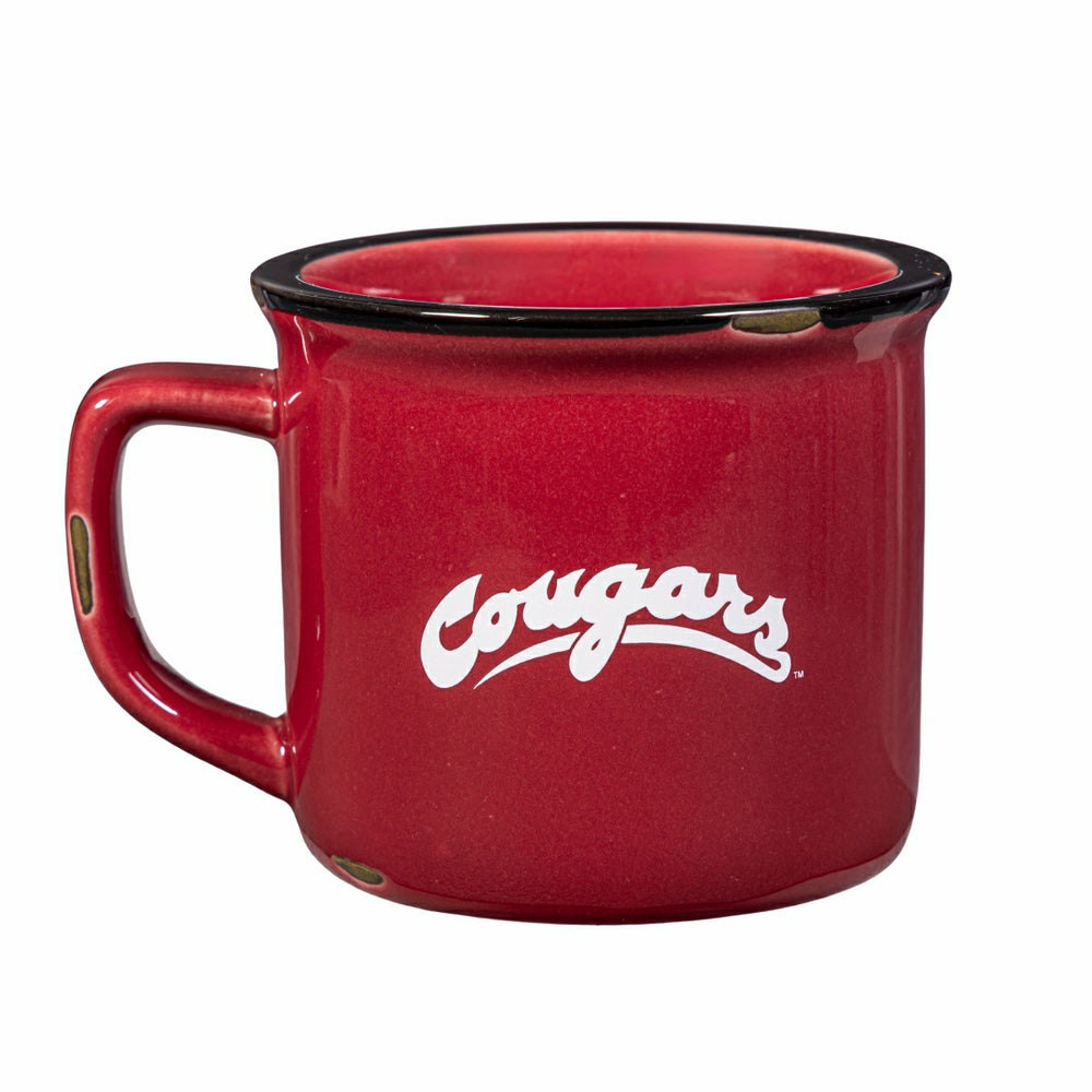 Washington State University Ceramic Camp Cup with Enamel Finish, 14oz - Collegiate Home