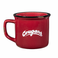 Washington State University Ceramic Camp Cup with Enamel Finish, 14oz - Collegiate Home