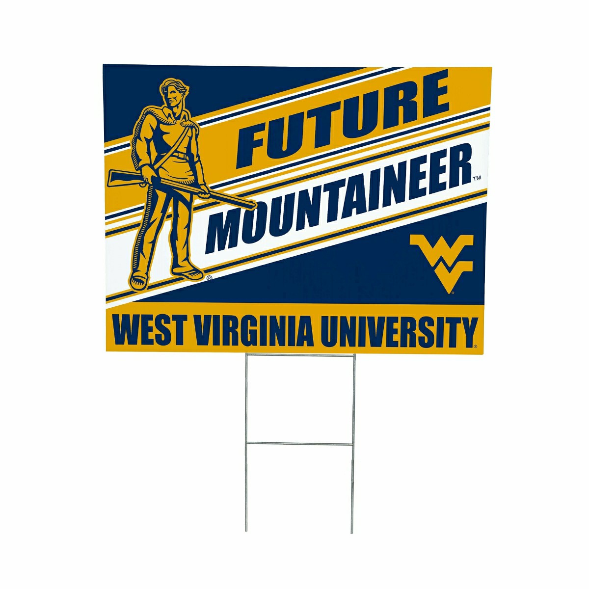 West Virginia University Coroplast Yard Sign, Future Student - Collegiate Home