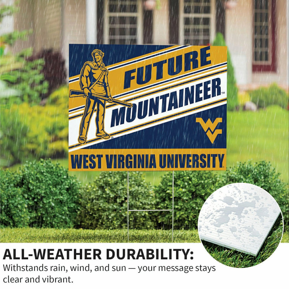 West Virginia University Coroplast Yard Sign, Future Student - Collegiate Home