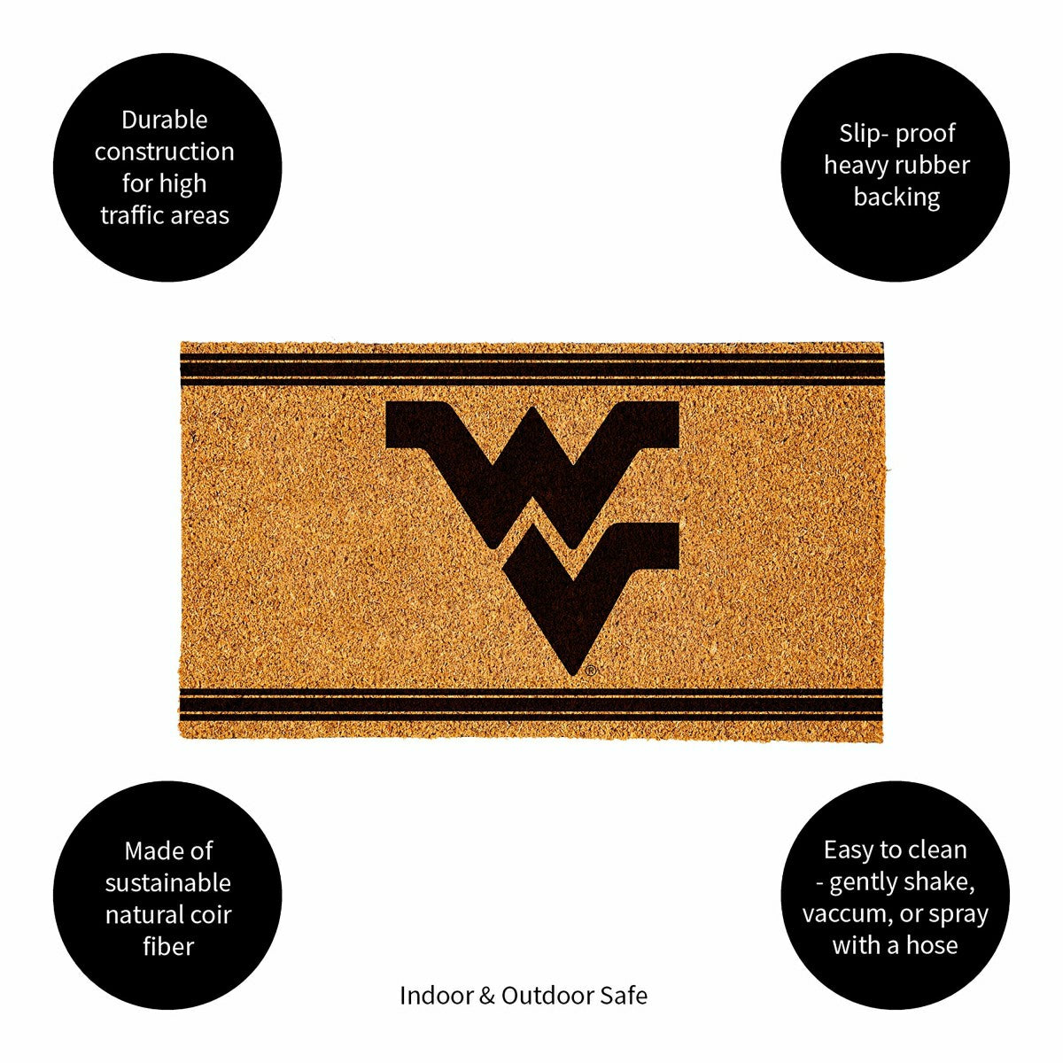 West Virginia University, Coir Mat 1C - Collegiate