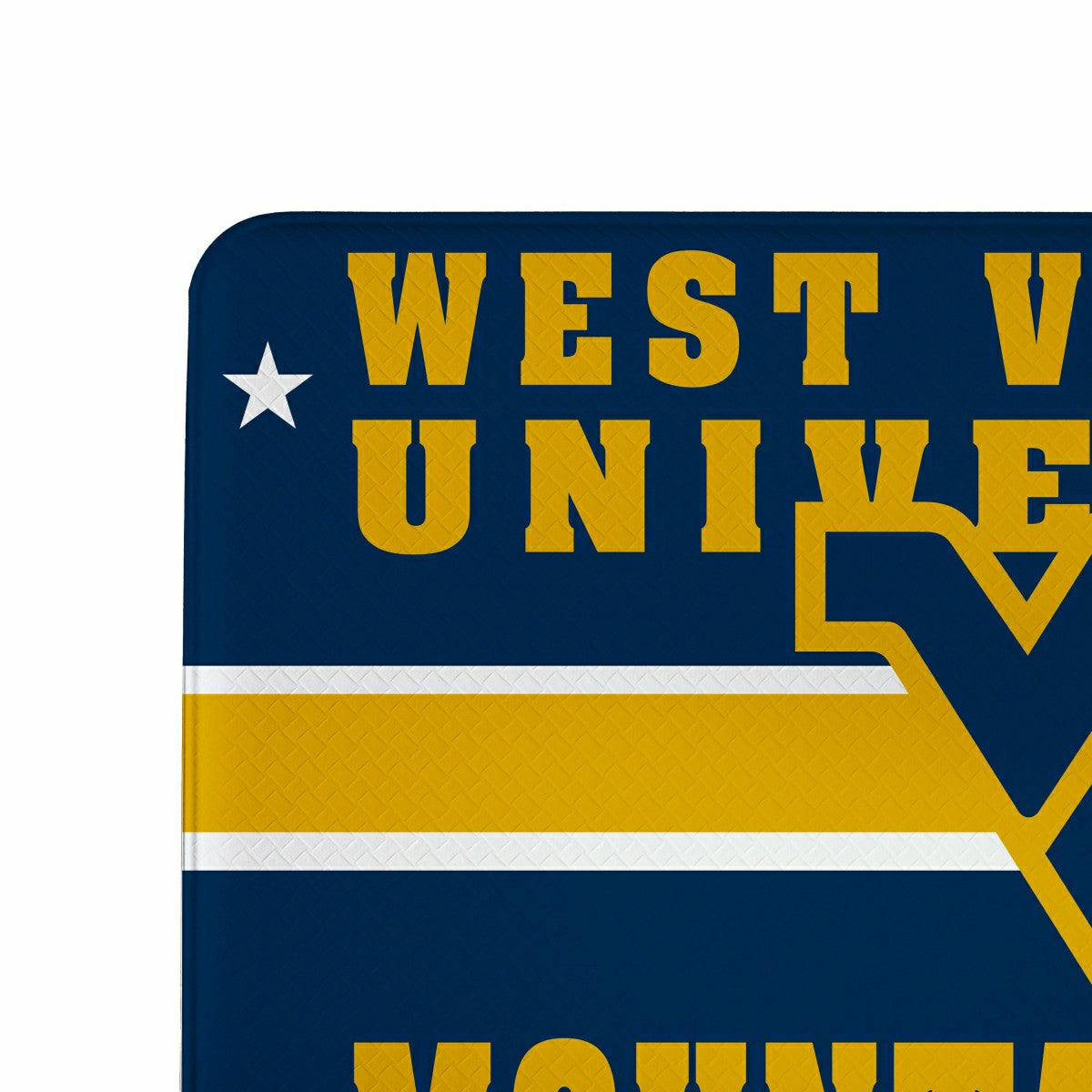 West Virginia University Anti-Fatigue Mat, 18"x30" - Collegiate