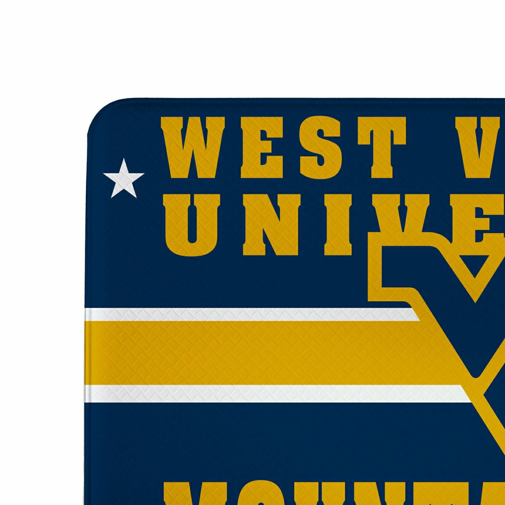 West Virginia University Anti-Fatigue Mat, 18"x30" - Collegiate