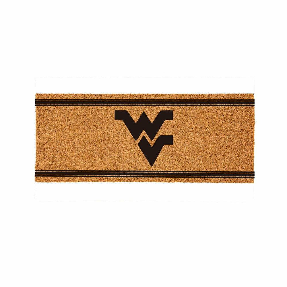 West Virginia University Extra Large One Color Coir Mat, 60"x24" - Collegiate