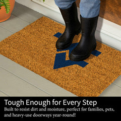 Coir Mat, 16"x28", West Virginia University - Collegiate