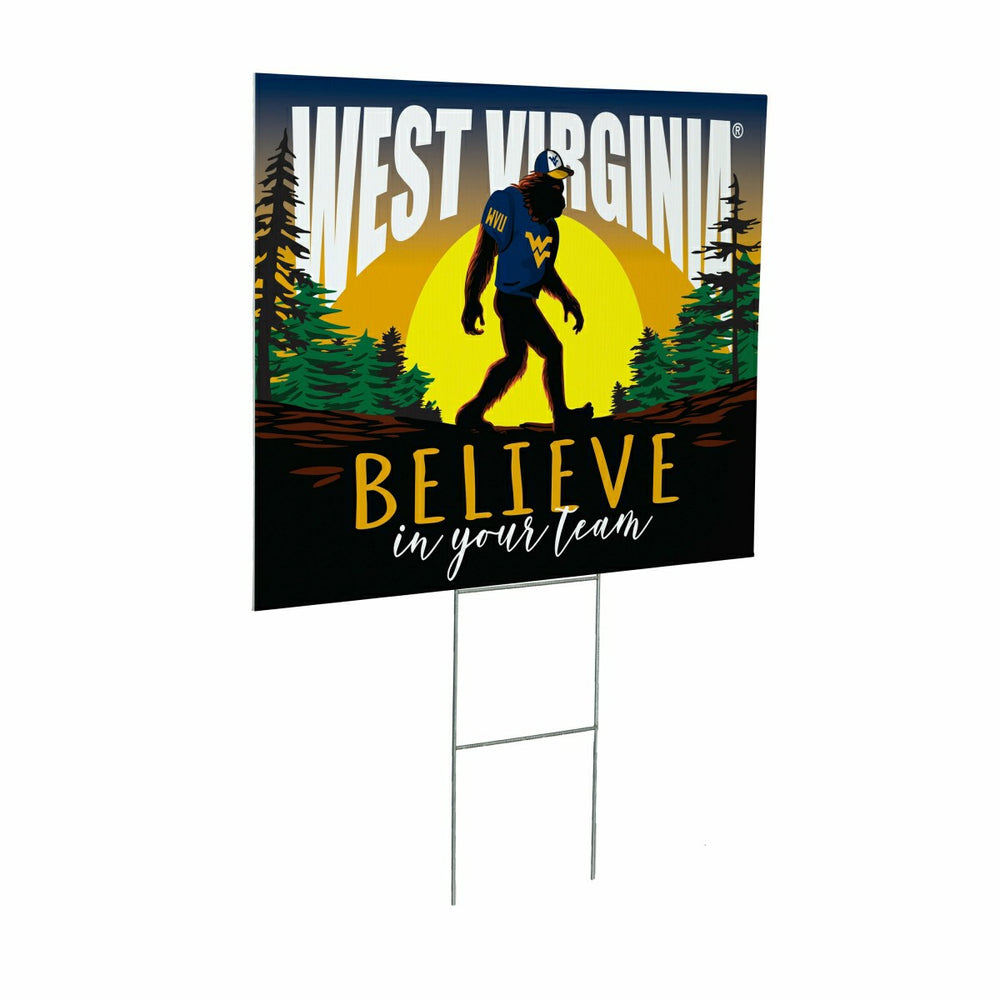 West Virginia University Yard Sign, Bigfoot - Collegiate Home