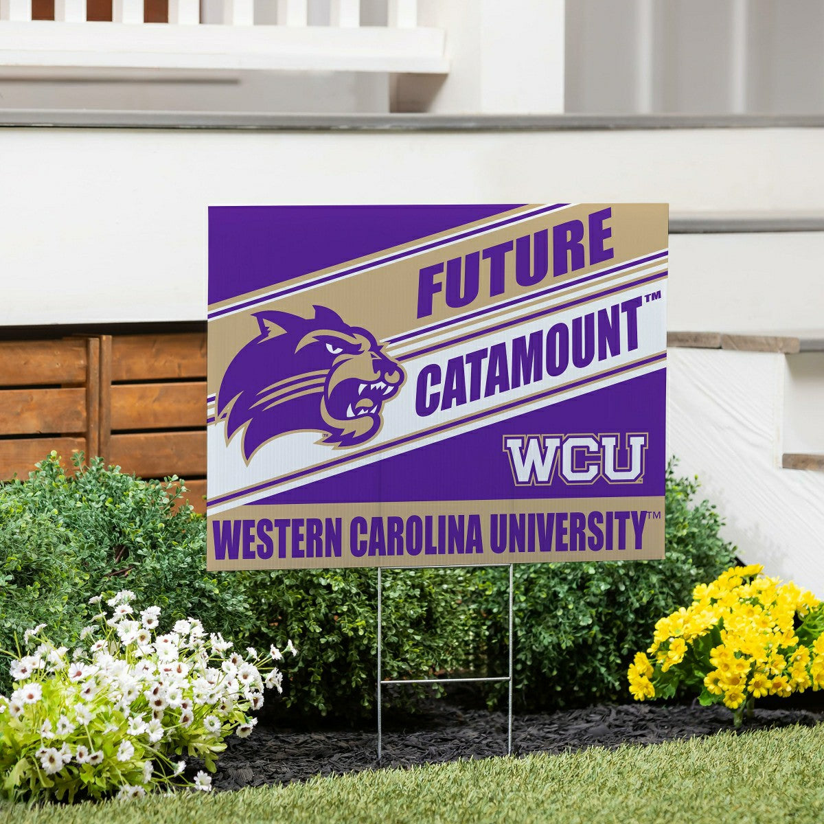 Western Carolina University Coroplast Yard Sign, Future Student - Collegiate Home