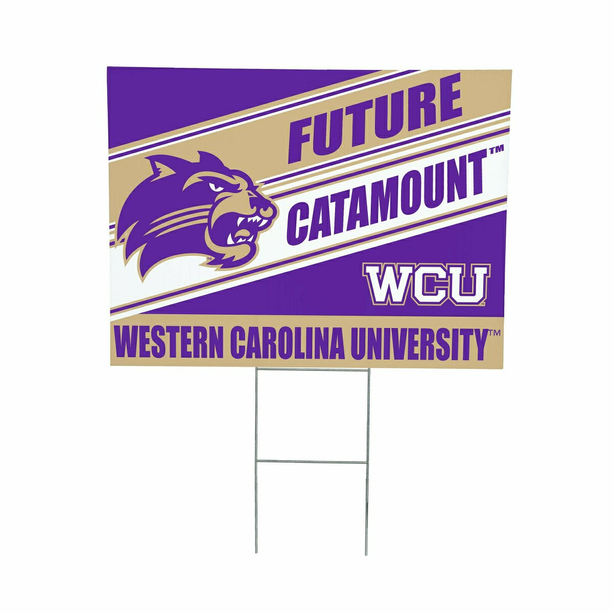 Western Carolina University Coroplast Yard Sign, Future Student - Collegiate Home