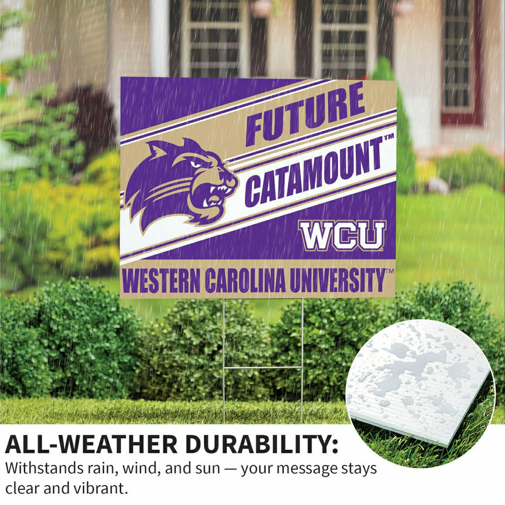 Western Carolina University Coroplast Yard Sign, Future Student - Collegiate Home
