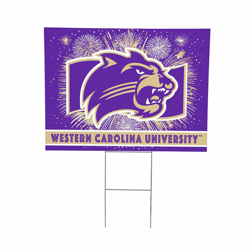 Western Carolina University Yard Sign, Patriotic - Collegiate Home