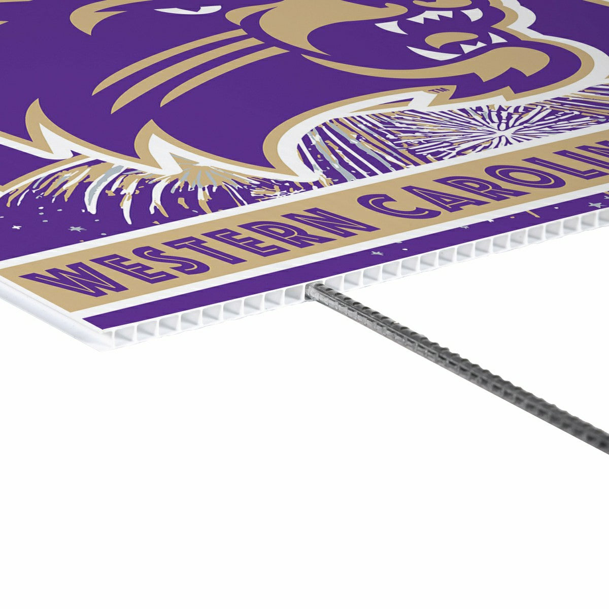 Western Carolina University Yard Sign, Patriotic - Collegiate Home