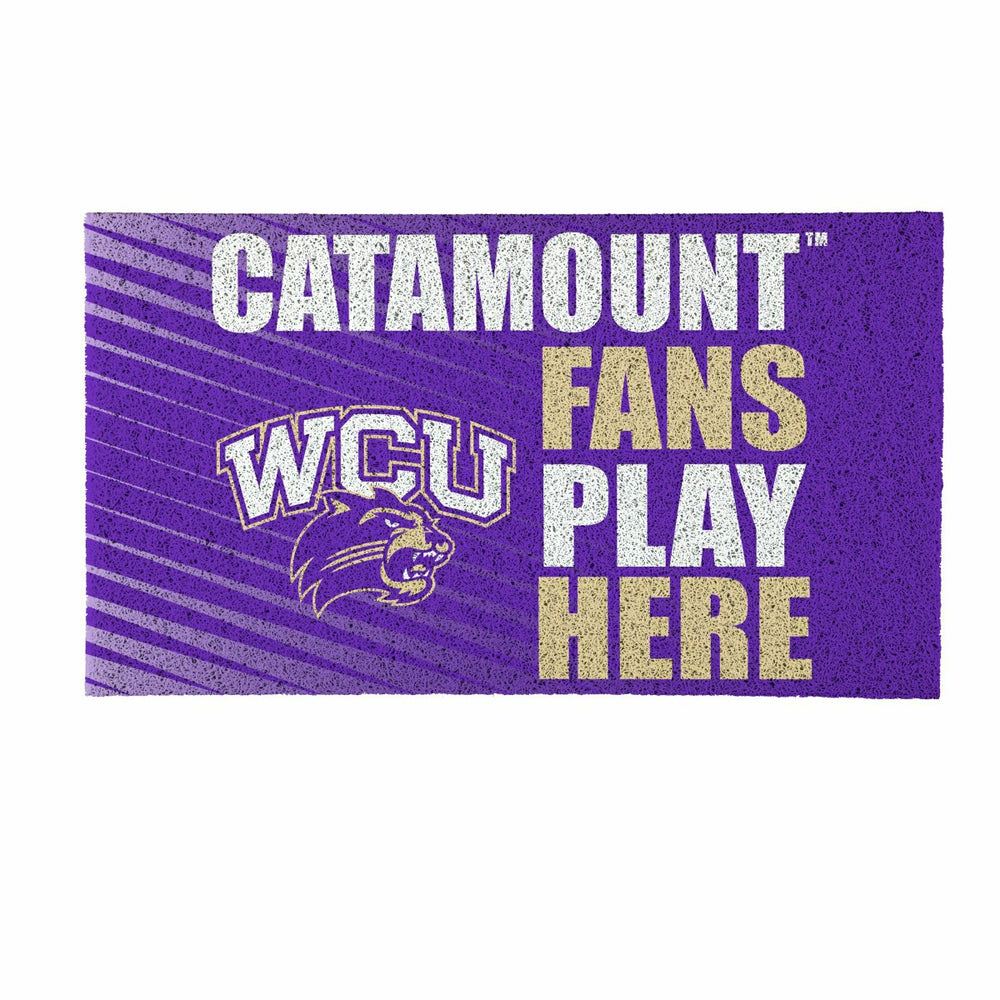 Western Carolina University Fan Mat, 28"x16" - Collegiate