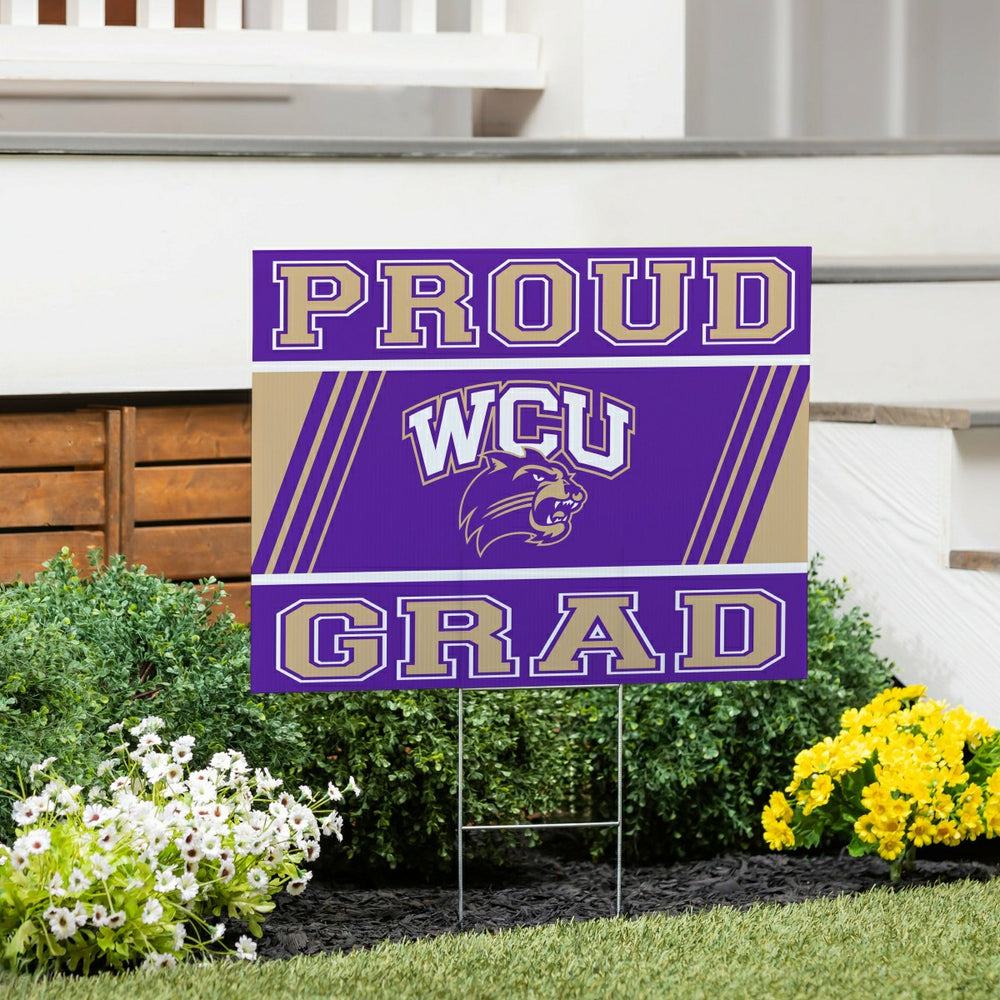 Western Carolina University Coroplast Yard Sign Graduate - Collegiate Home