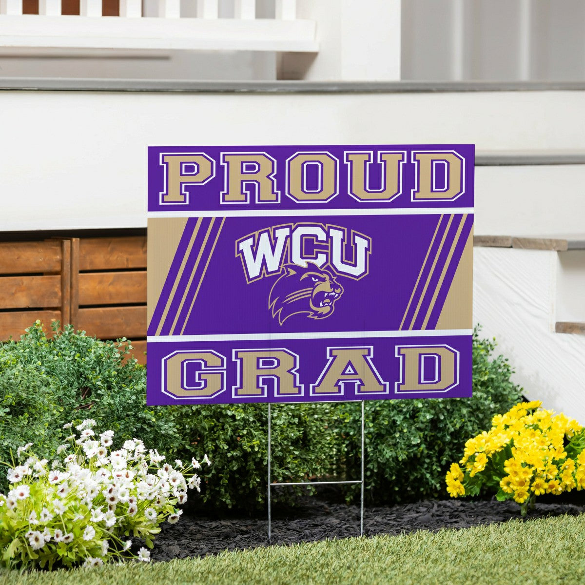 Western Carolina University Coroplast Yard Sign Graduate - Collegiate Home