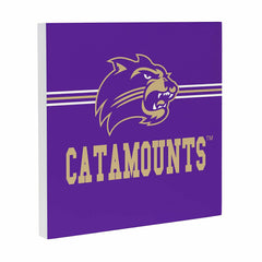 Western Carolina University Wood Wall Sign, 12x12 - Collegiate Home