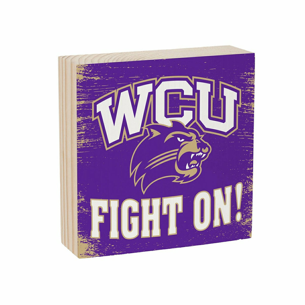 Western Carolina University Plock, Down Home Fans, 6x6 - Collegiate Home