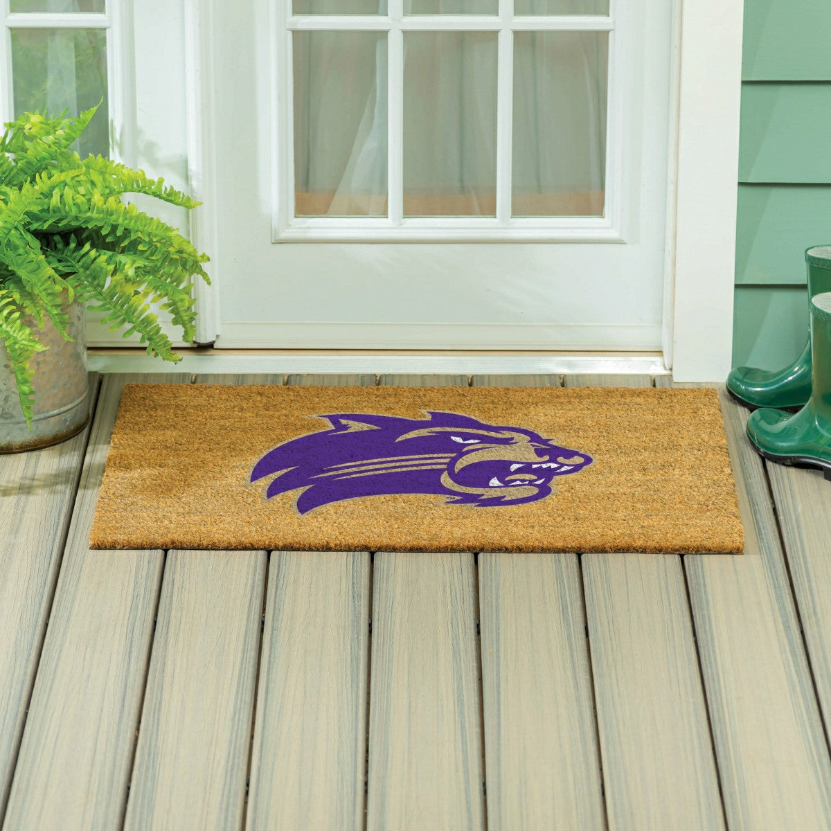 Western Carolina University Large Full Color Coir Mat, 36"x24" - Collegiate