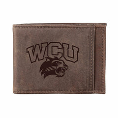 Front Pocket Wallet w/ RFID Blocking, Western Carolina University, Bro - Collegiate Home