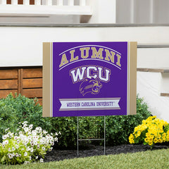 Western Carolina University Coroplast Yard Sign Alumni - Collegiate Home