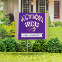 Western Carolina University Coroplast Yard Sign Alumni - Collegiate Home