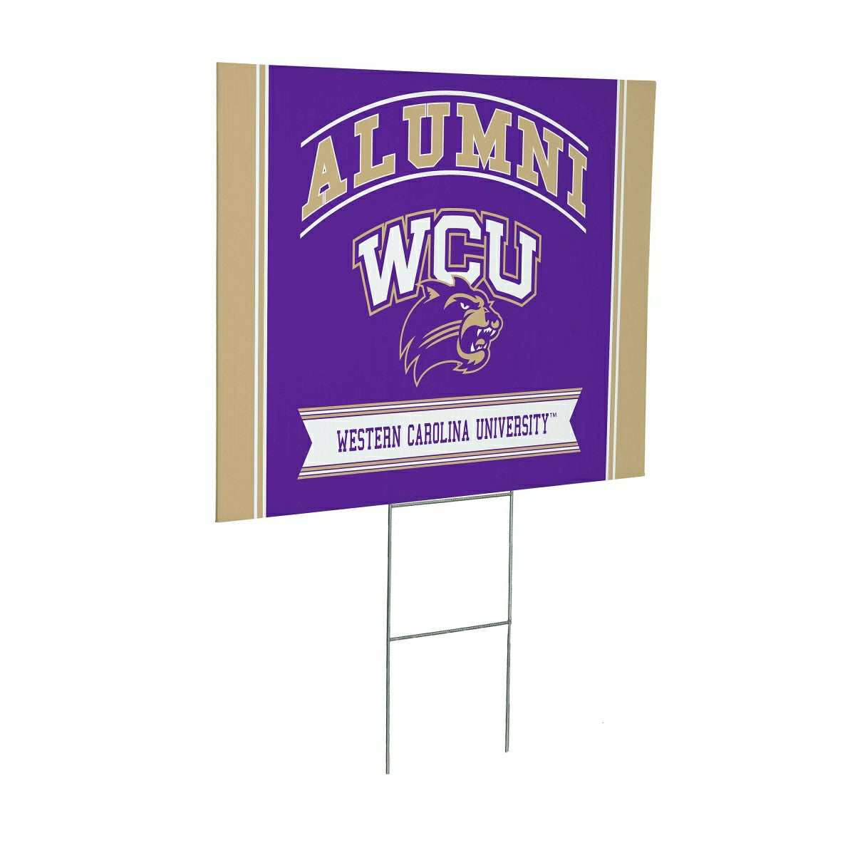 Western Carolina University Coroplast Yard Sign Alumni - Collegiate Home