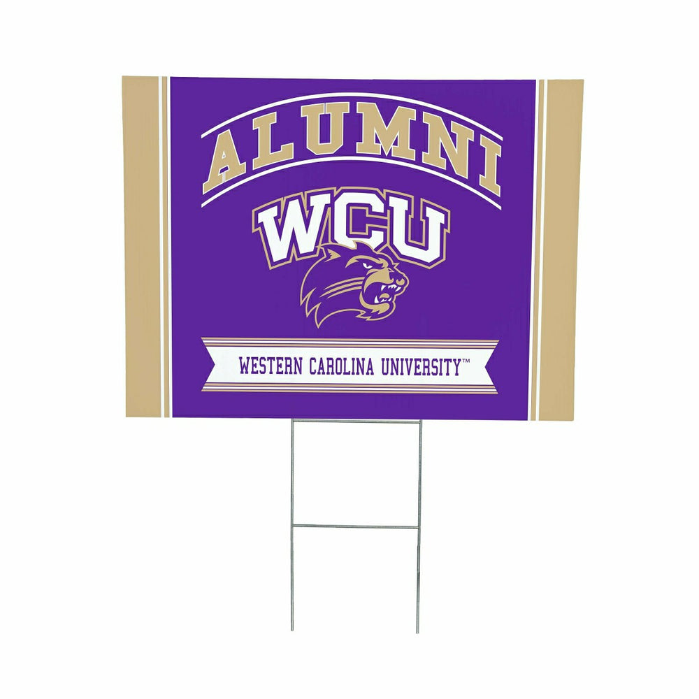 Western Carolina University Coroplast Yard Sign Alumni - Collegiate Home